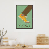 Mode Unvergessene Vintage Fotos Altes ästhetisches Poster (Küche)