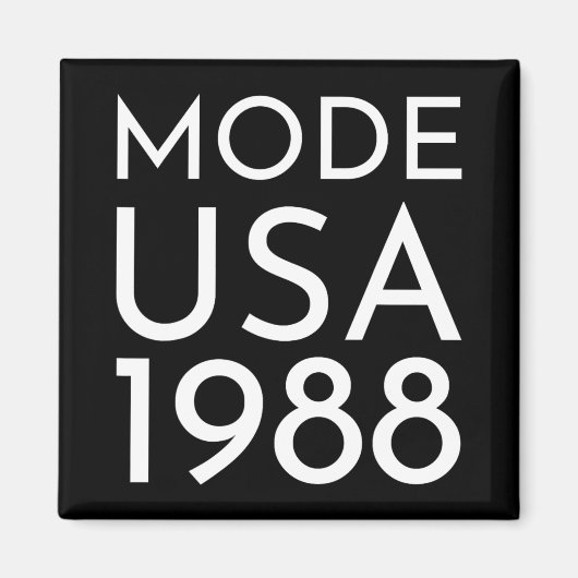 Mode Usa 1988 M Tour Magnet (Vorne)