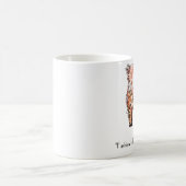 "Mode verblaßt, Art ist ewig " Kaffeetasse (Mittel)