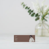 Mode-Verkaufsberater - dünn Mini Visitenkarte (Stehend Vorderseite)