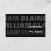 Mode VII Visitenkarte (Rückseite)