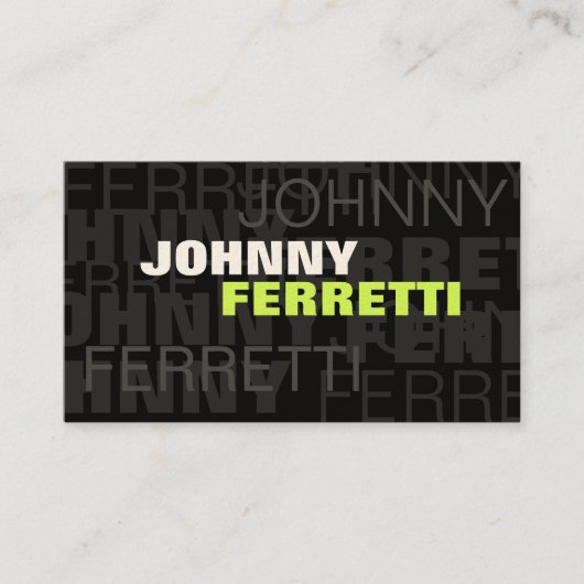 Mode viii visitenkarte (Vorderseite)