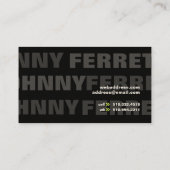 Mode viii visitenkarte (Rückseite)