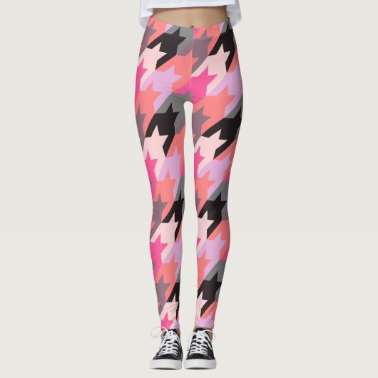 Mode Vintag Niedlich - Muster Stilvoll modern Leggings (Vorderseite)