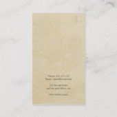 Mode-Vintage Kleiderform-cooles rosa schlichtes Visitenkarte (Rückseite)