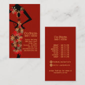 Mode-Visitenkarte DA Shizzle2 Visitenkarte (Vorne/Hinten)