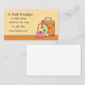 Mode-Visitenkarte Visitenkarte (Vorne/Hinten)