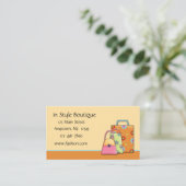 Mode-Visitenkarte Visitenkarte (Stehend Vorderseite)