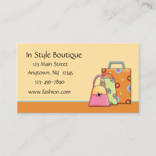 Mode-Visitenkarte Visitenkarte (Vorderseite)