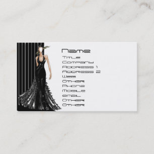 Mode-Visitenkarte Visitenkarte