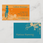 Mode-Visitenkarte Visitenkarte (Vorne/Hinten)