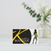 Mode-Visitenkarte Visitenkarte (Stehend Vorderseite)