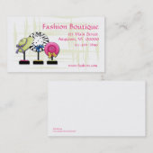 Mode-Visitenkarte Visitenkarte (Vorne/Hinten)