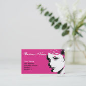 Mode-Visitenkarte Visitenkarte (Stehend Vorderseite)