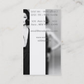 Mode-Visitenkarte Visitenkarte (Rückseite)