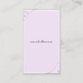 Mode-Visitenkarte Visitenkarte (Rückseite)