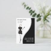 Mode-Visitenkarten Visitenkarte (Stehend Vorderseite)