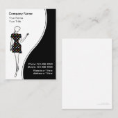 Mode-Visitenkarten Visitenkarte (Vorne/Hinten)