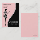 Mode-Visitenkarten Visitenkarte (Vorne/Hinten)