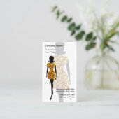 Mode-Visitenkarten Visitenkarte (Stehend Vorderseite)