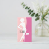 Mode-Visitenkarten Visitenkarte (Stehend Vorderseite)