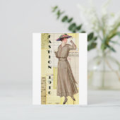 Mode von 1916 postkarte (Stehend Vorderseite)