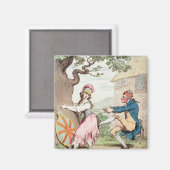 Mode vor Leichtigkeit oder eine gute Verfassung .. Magnet (Vorderseite/Rückseite)