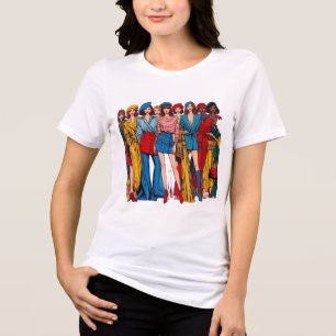 Mode vorwärts Tri-Blend shirt