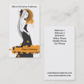 Mode-VorwärtsVisitenkarte (2) Visitenkarte (Vorne/Hinten)