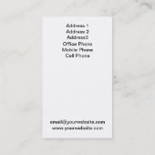 Mode-VorwärtsVisitenkarte (2) Visitenkarte (Rückseite)