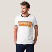 Mode weiß und gelb T-Shirt (Vorne ganz)