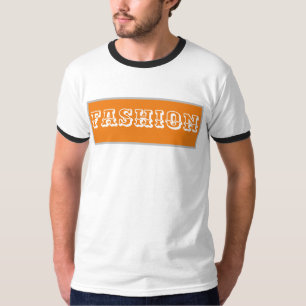 Mode weiß und gelb T-Shirt