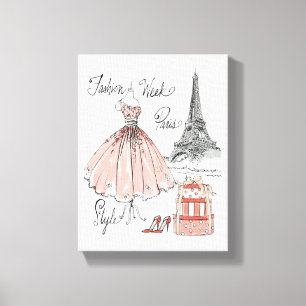 Mode-Wochen-Art wilden Apples   Paris Leinwanddruck