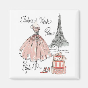 Mode-Wochen-Art wilden Apples   Paris Magnet