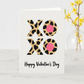 Mode Xoxo Valentinstagskarte Karte (Gelbe Blume)