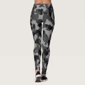 Mode Yoga Kleidung Frauen-High-Waist Workout Leggings (Rückseite)