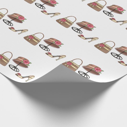 Mode-Zubehör Geschenkpapier (Ecke)