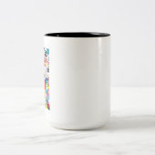 Mode Zweifarbige Tasse (Mittel)