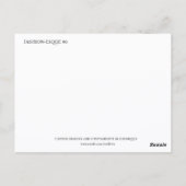 MODEARTIG #6 POSTKARTE (Rückseite)