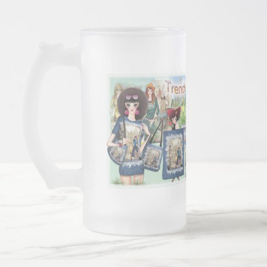 Modeausdrücke Mattglas Bierglas (Links)