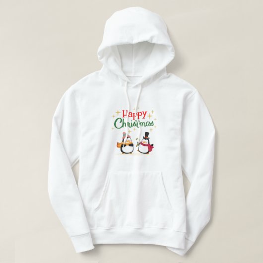 Modebekleidung für Merry Christmas Hoodie (Design vorne)