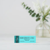 Modeberater-Stylistkäufer PERSONIFIZIEREN Mini Visitenkarte (Stehend Vorderseite)