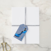 Modebewusste Dame in Stilettos Geschenkanhänger (Mit Garn)