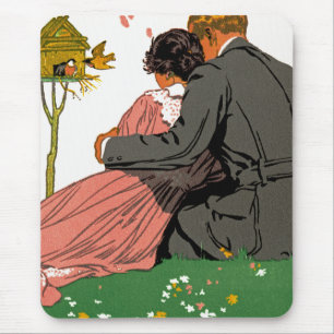 Modebewusste Liebende Mousepad