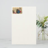 Modebewusste viktorianische Damen Briefpapier (Stehend Vorderseite)
