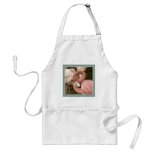 Modebewusster Flamingo Schürze (Vorne)