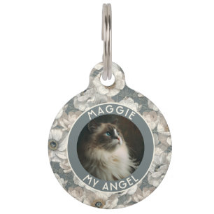 Modebewusster Hunde-Liebhaber-Geschenk Anemonen Bl Haustiermarke