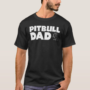Modebewusster Pitbull-Vater Lustiger Pitbull-Hunde T-Shirt