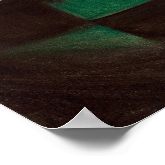 Modebewusstes Button Poster (Ecke)