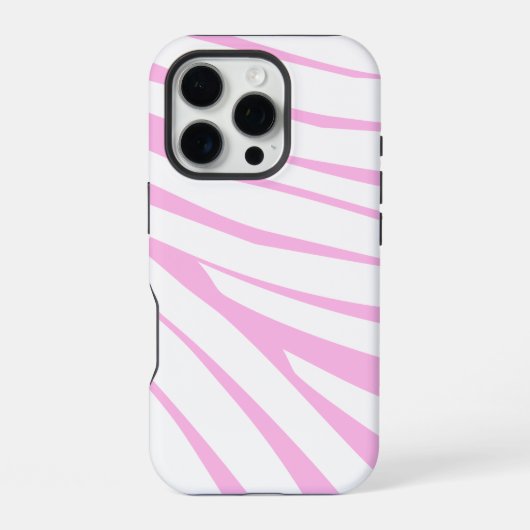 Modebewusstes Zebra Print Design iPhone Hülle (Rückseite)
